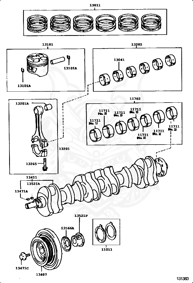 Toyota - Crankshaft
